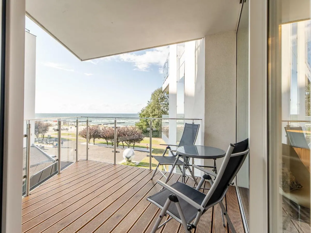 Apartament Z Widokiem Na Morze Z Aneksem Kuchennym I Basenem Ultra Marine Kolobrzeg